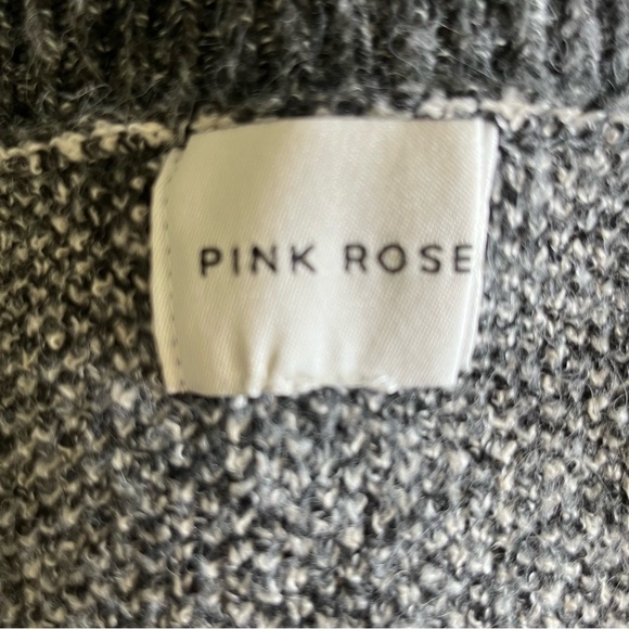 Pink Rose Skeleton Sweater Size S - Picture 4 of 5